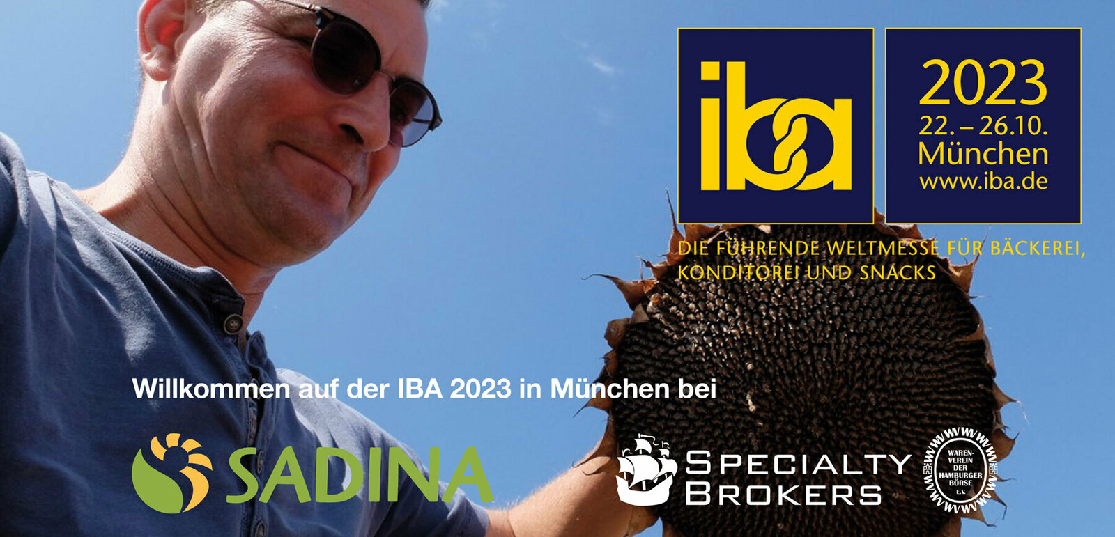 IBA 2023 – besuchen Sie uns in München und wir sprechen über Sonnenblumenkerne!